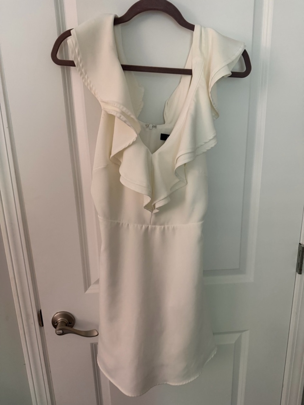 Lulu's Ruffle V-Neck Mini Dress